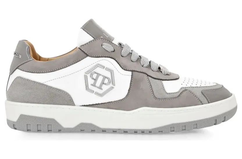 Philipp Plein Hexagon low-top sneakers – Wit (SADSUSC0549PLE010N)