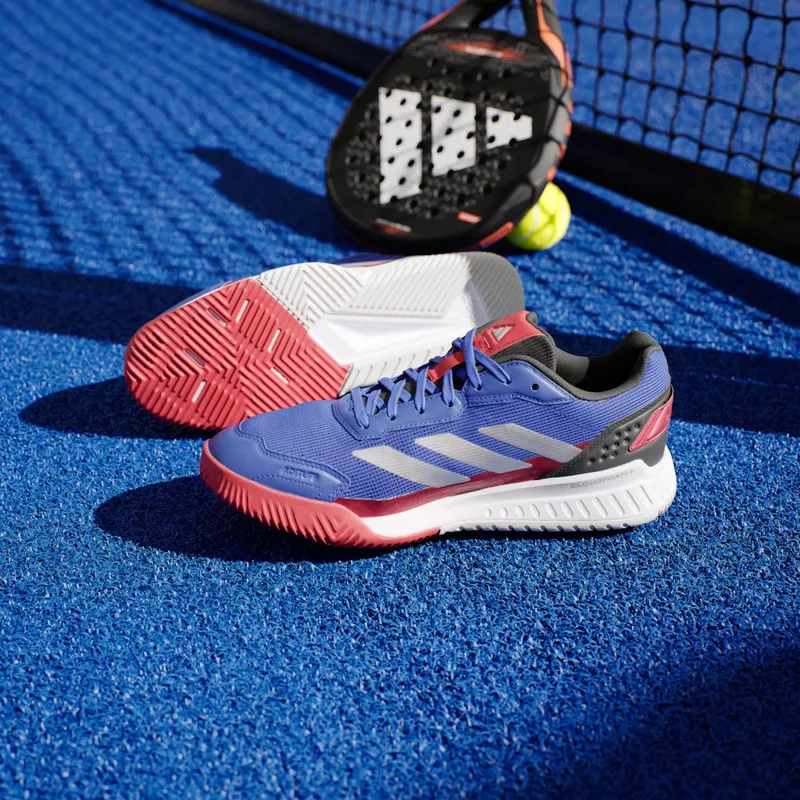 Adidas Courtquick Padel Lucid Blue / Silver Metallic / Lucid Red (JP9592)