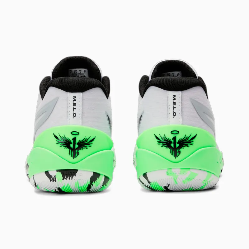 Puma MB.02 Lo LaMel-O Basketball Shoes Green/White (379408-01)