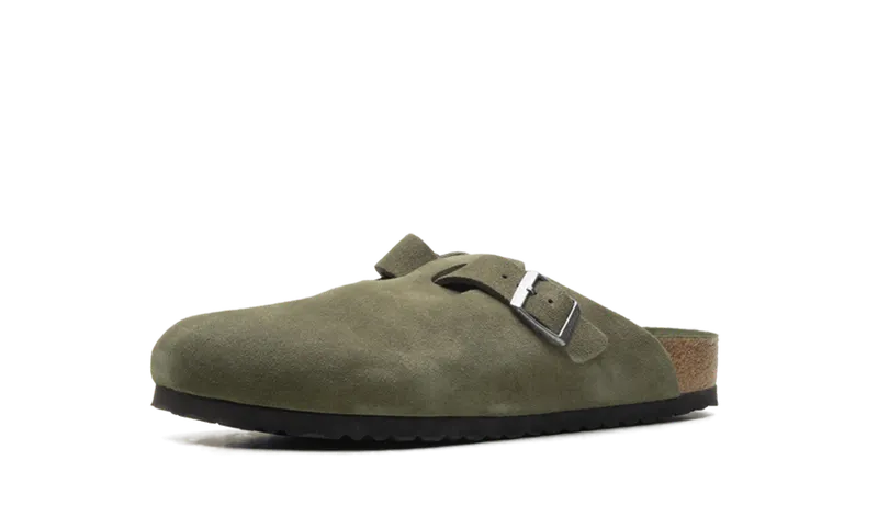 Birkenstock Boston BS Suede Leather “Olive” (1030879)