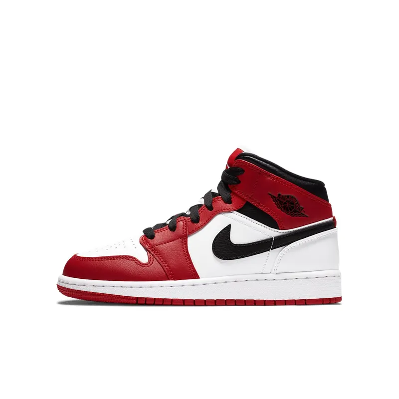 Air Jordan 1 Mid ‘Chicago’ (GS) (2020) (554725-173)