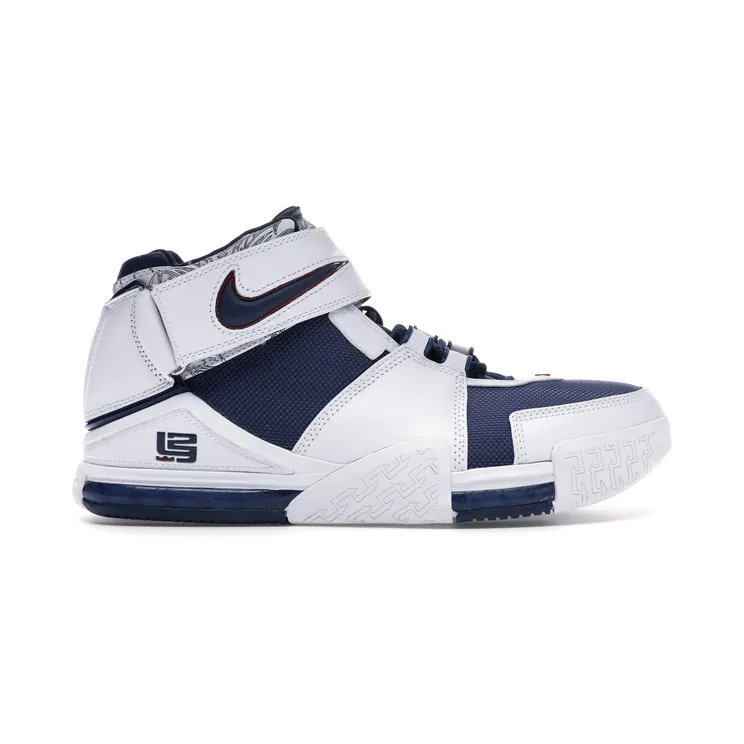 Nike Zoom LeBron 2 ‘Midnight Navy’ Midnight Navy/Midnight Navy-White-Varsity Crimson (309378-441)