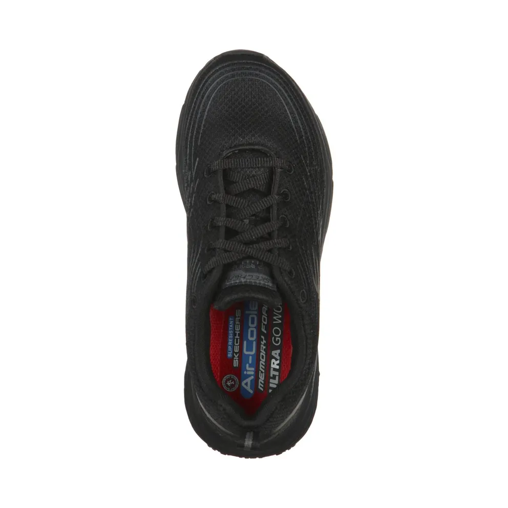 Skechers Work Slip-Resistant Relaxed Fit Max Cushioning Elite “Black” (108016ECBLK)