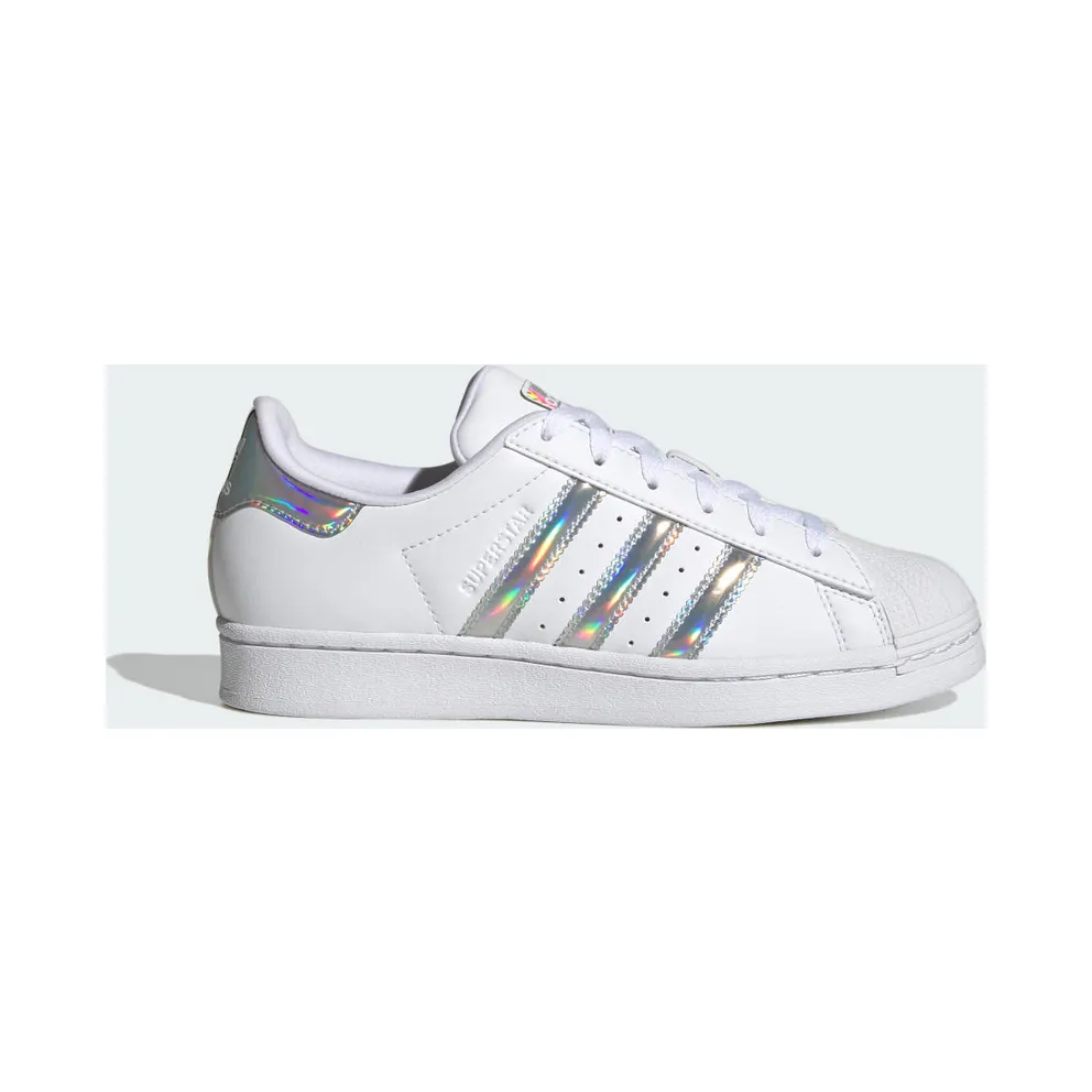 Adidas Superstar Kids White / Iridescent / Silver Dawn (IG0238)
