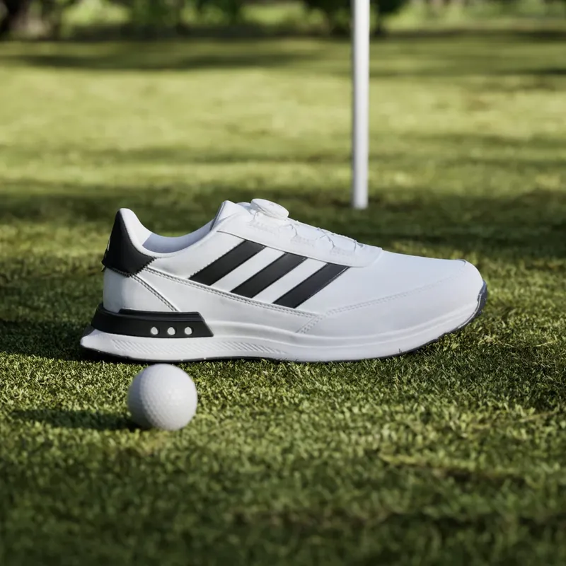 adidas S2G Spikeless BOA 24 Wide Golf Cloud White Core Black (IF0286)