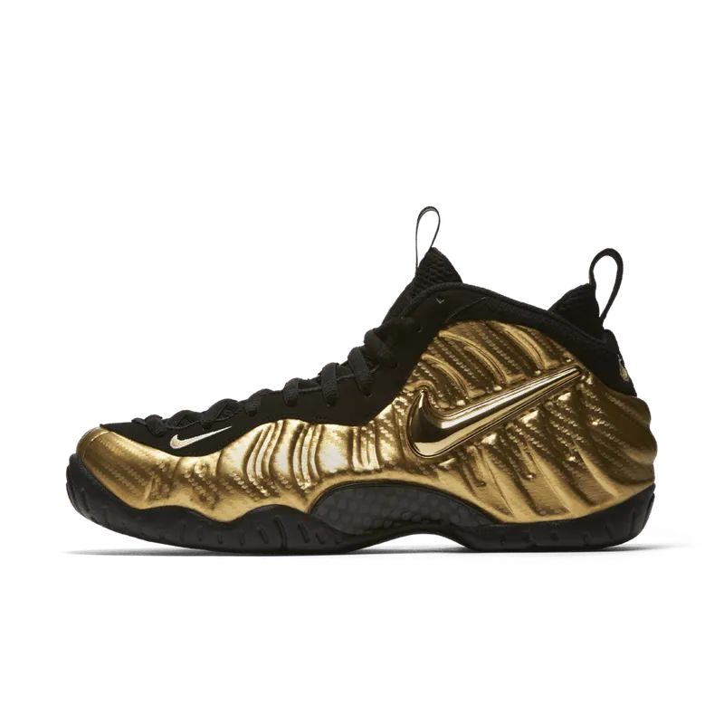Nike Air Foamposite Pro Metallic Gold Metallic Gold/Black-Black-White (624041-701)