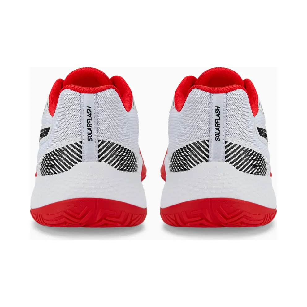 Puma Solarflash II Indoor Sports Shoes White/Black/Red (106882-04)