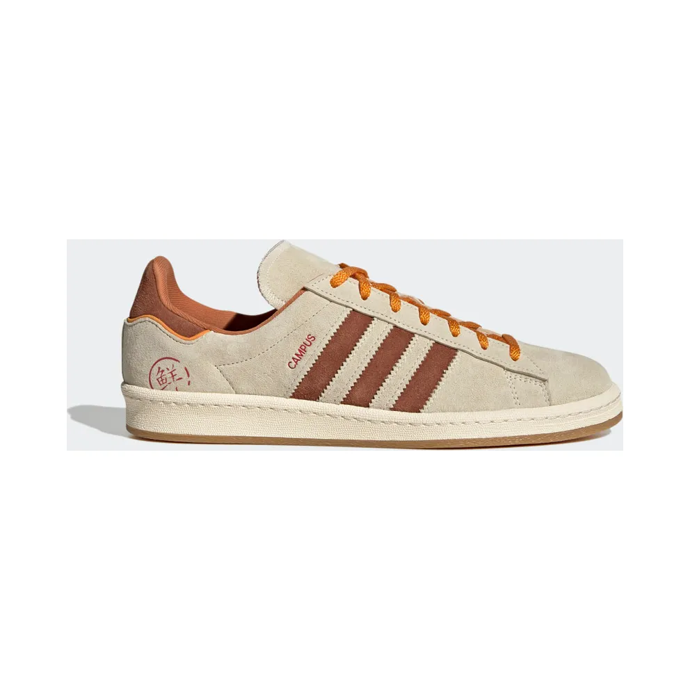 Adidas Campus 80s Cream White / Auburn / Eqt Orange (GY4589)