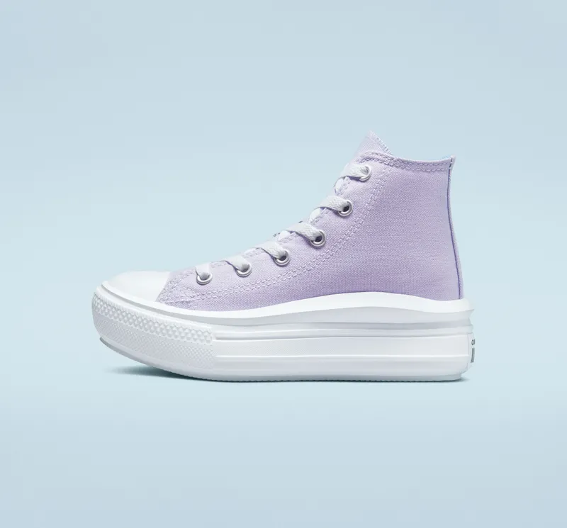 Converse Chuck Taylor All Star Move Platform Gel Patch Moonstone Violet/royal Pulse