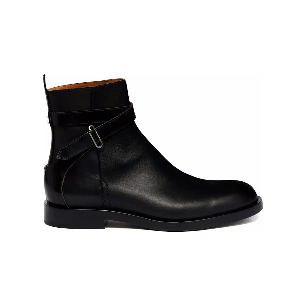 OFF-WHITE Paperclip Ankle Boots Black (OMID009F21LEA0011010)