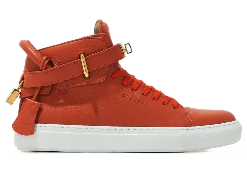 Buscemi Padlock Sneakers – Orange (BCW22701013)