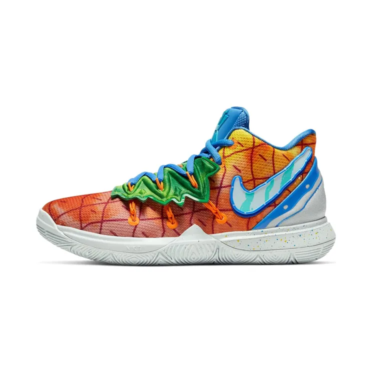 Nike SpongeBob SquarePants x Kyrie 5’Pineapple House’ GS Orange Peel/Teal Tint (CJ7227-800)
