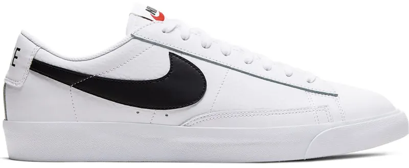 Nike Blazer Low White Black (2020) White/Orange Blaze-Black (CZ1089-100)
