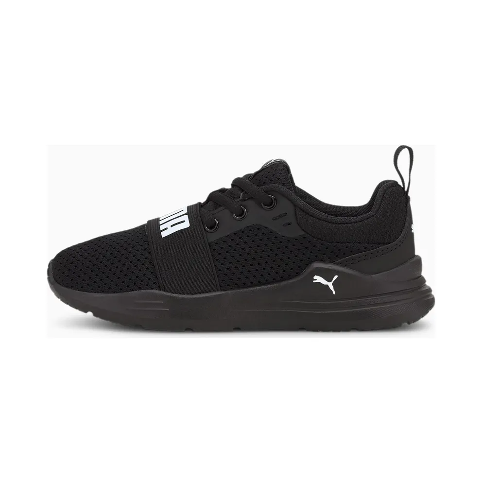 PUMA Wired Run Kids’ Black/White (374216-01)