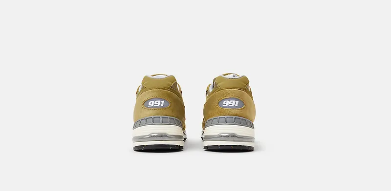 New Balance 991 MiUK Green Moss Cloud Cream (M991GGW)