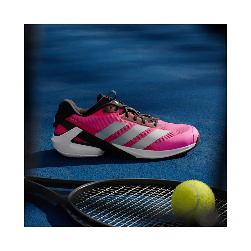 adidas Adizero Ubersonic 5 Lucid Pink Silver Metallic Core Black (JQ2901)