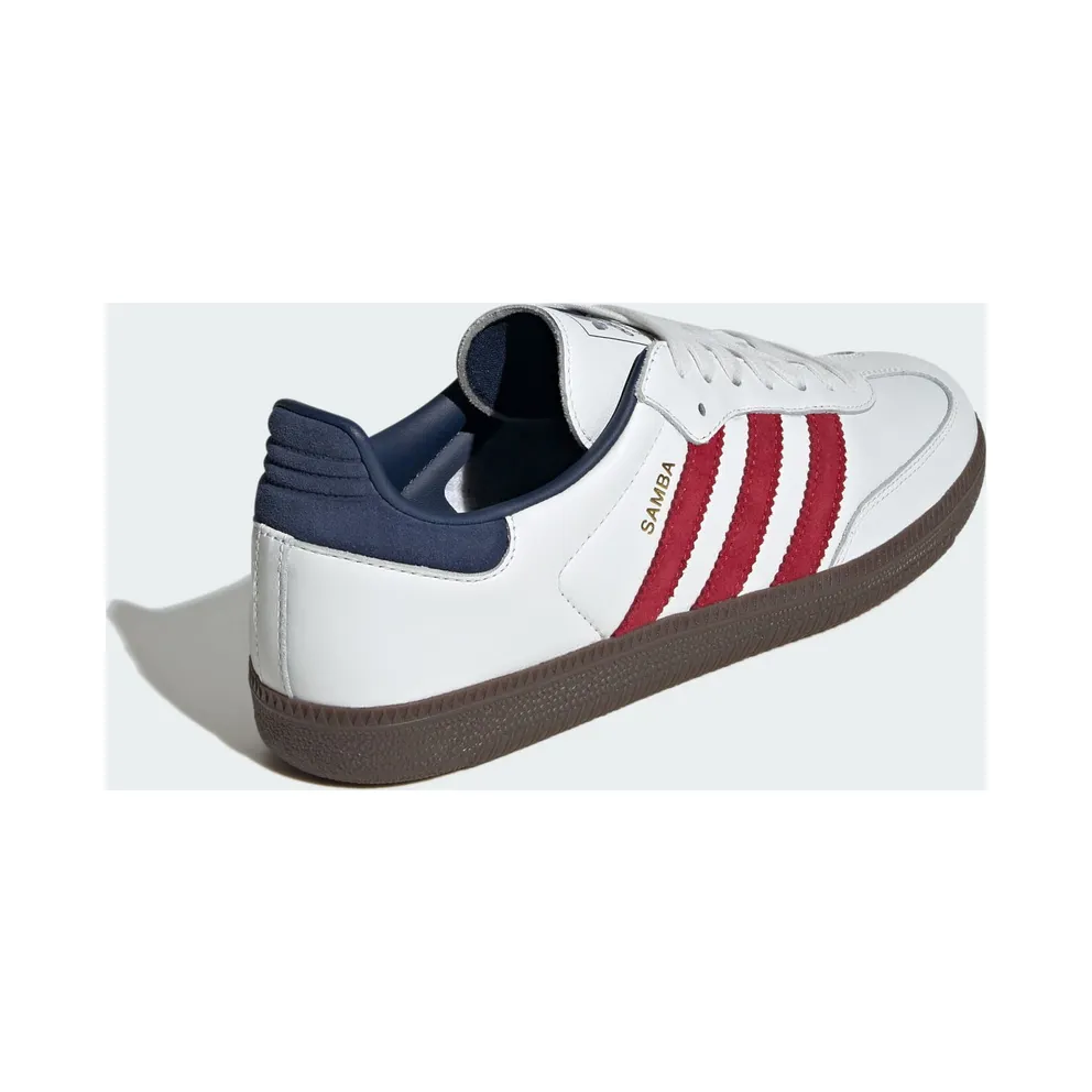 Adidas Samba OG Core White / Team Victory Red / Night Indigo (IH4881)