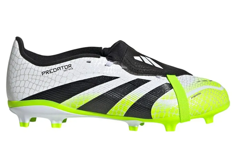 adidas Predator League Fold-Over Tongue FG/MG Cloud White Core Black Lucid Lemon (JP9916)