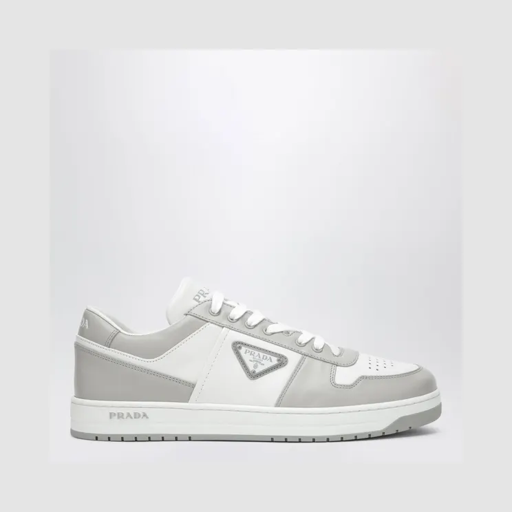 Downtown sneakers in white/crystal leather 2EE364D0033LKG/T_PRADA-F0W5V_604-11