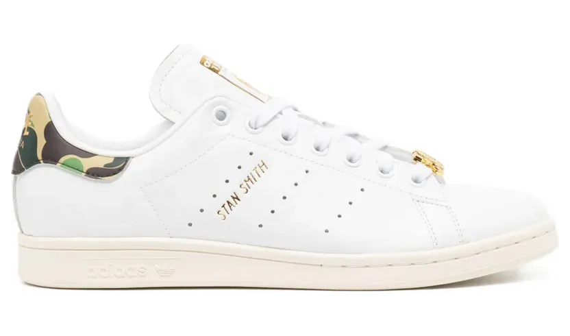 A BATHING APE® x Adidas Stan Smith Sneakers – Weiß (001FWJ731909C)