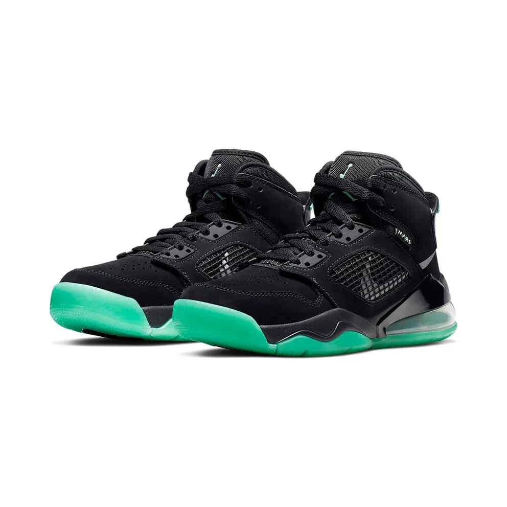 Jordan Mars 270 Black Green Glow (GS) Black/Green Glow-Green Glow (BQ6508-003)