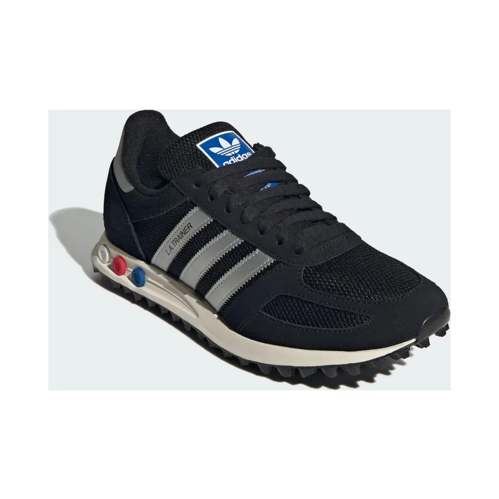 Adidas LA TRAINER OG Shoes Core Black / Silver Metallic / Off White (KJ4381)