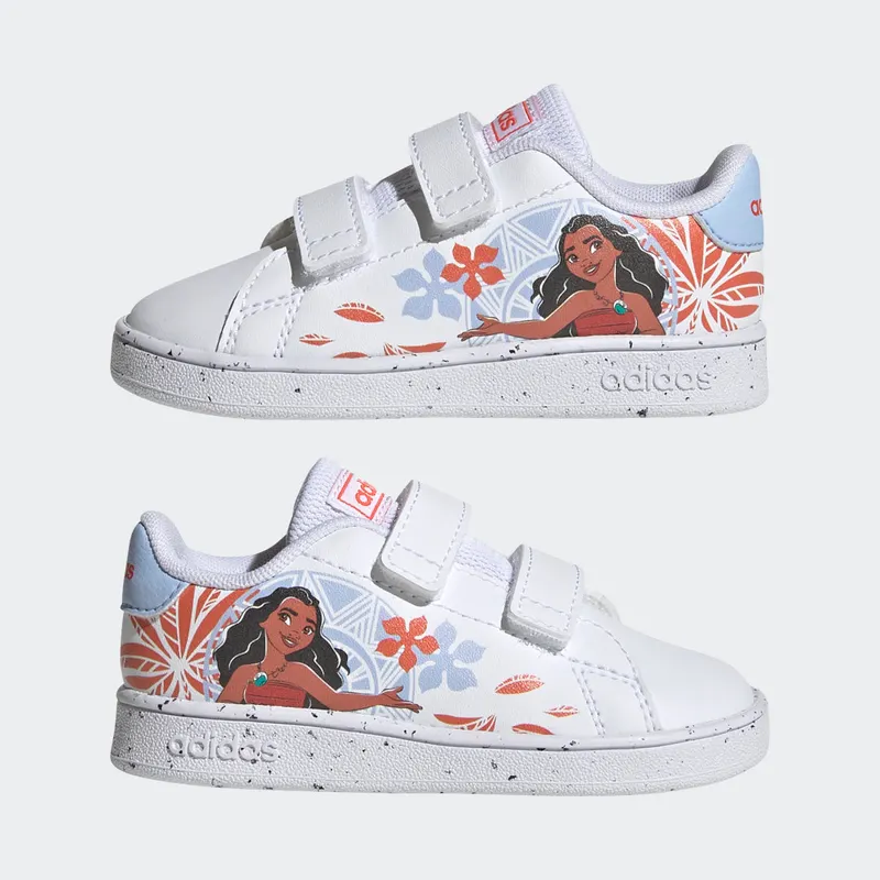 Adidas adidas x Disney Advantage Moana Hook-and-Loop Cloud White / Blue Dawn / Semi Impact Orange (GZ9467)