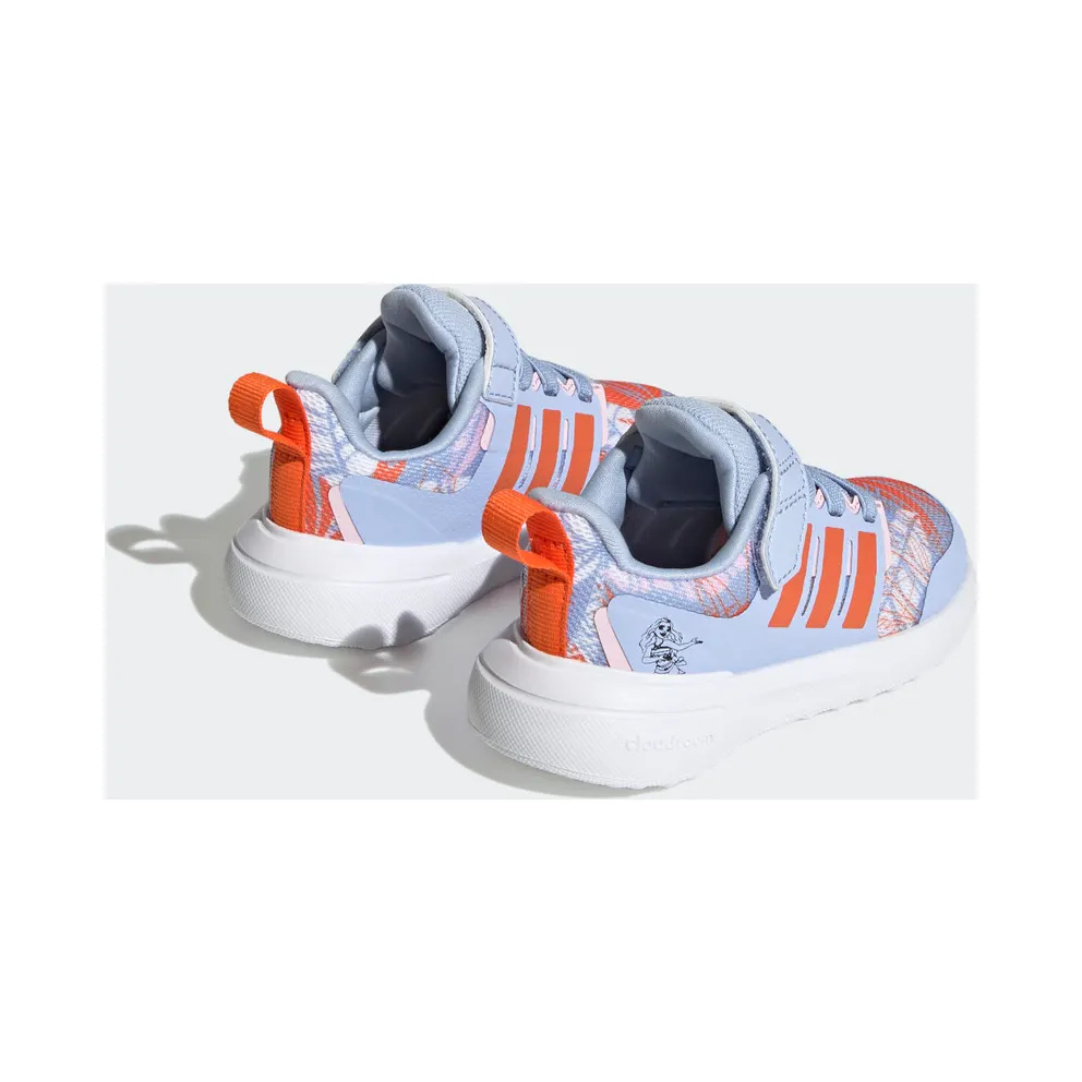 Adidas adidas x Disney FortaRun 2.0 Moana Cloudfoam Sport Running Elastic Lace Top Strap Blue Dawn / Semi Impact Orange / Clear Pink (HP8998)