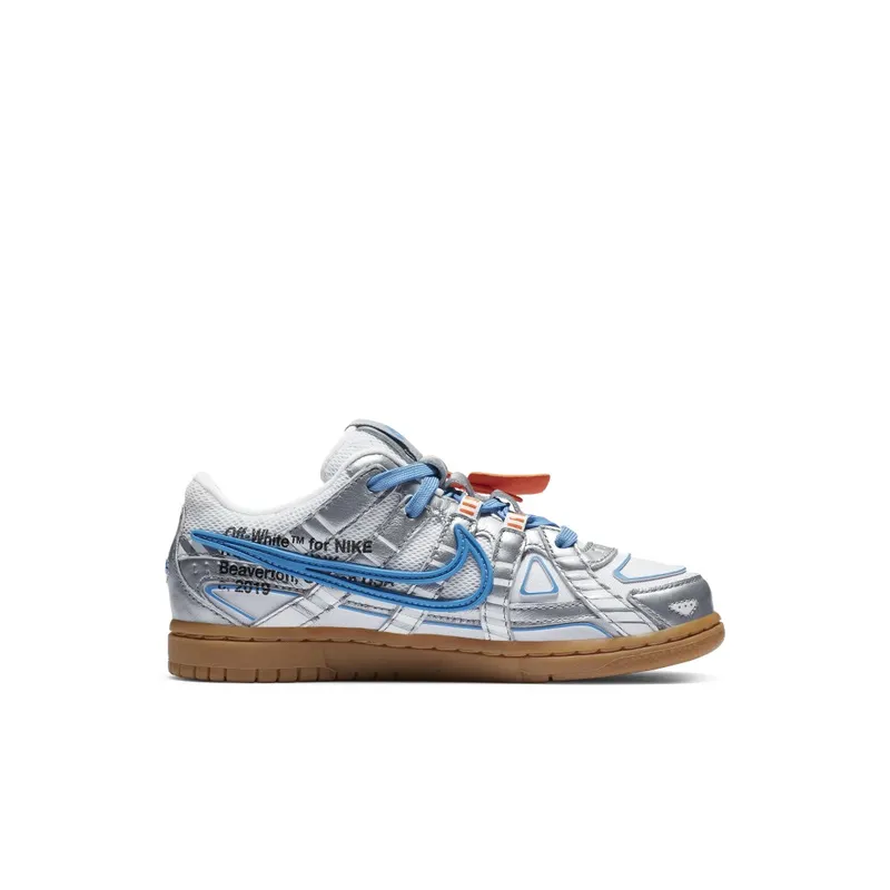 Nike Air Rubber Dunk Off-White University Blue (PS) White/University Blue-White (CW7410-100)