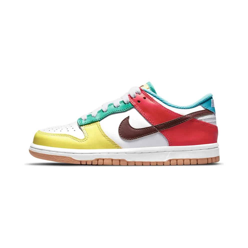 Nike Dunk Low Free 99 White (GS) (2021) (CZ2496-100)
