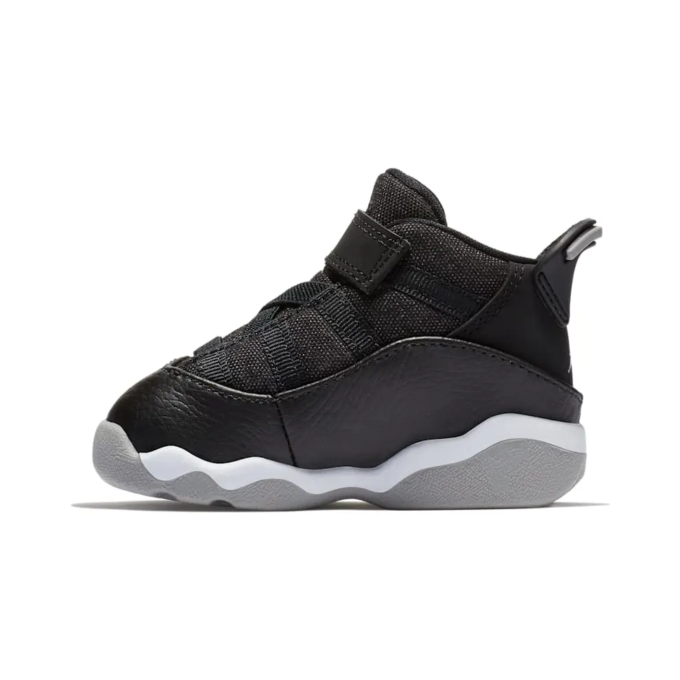 Jordan RETRO 6 RINGS TD “Black / Matte Silver / White” (323420-021)