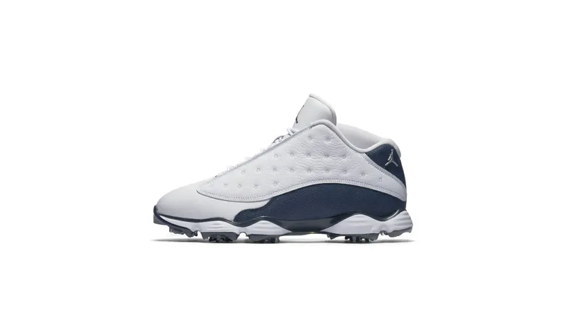 Jordan 13 Retro Golf White Navy Blue White/Navy Blue (917719-100)