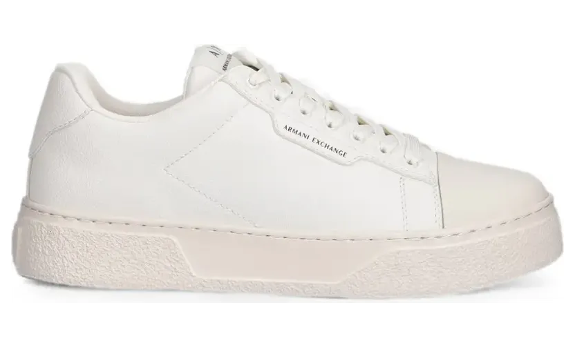 Armani Exchange Sneakers met vlakken en logoprint – Wit (XM001666AF19143)