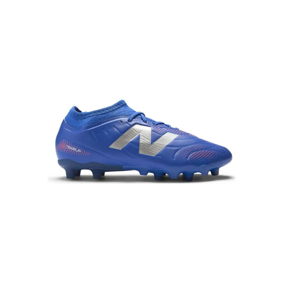 New Balance Tekela Team Low Laced FG V5 Blue Gemstone Energy Red Silver (SJT3FMP5)