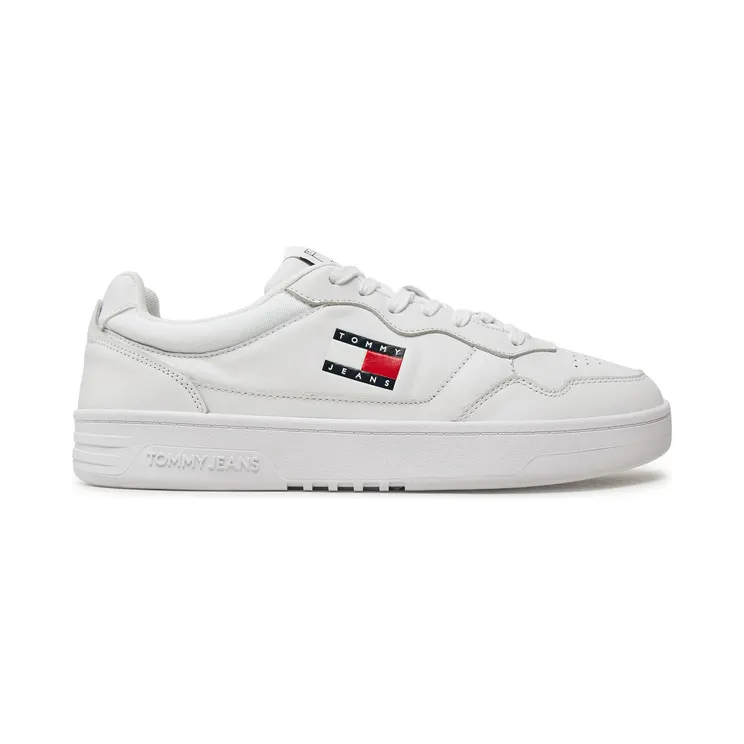 Tommy Hilfiger Embossed Cupsole “White” (EM0EM01443YBR)