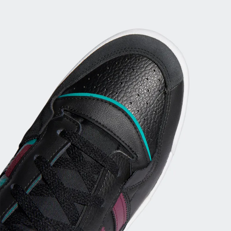 adidas Forum Exhibit Low Core Black / Victory Crimson / Glory Green (H01912)