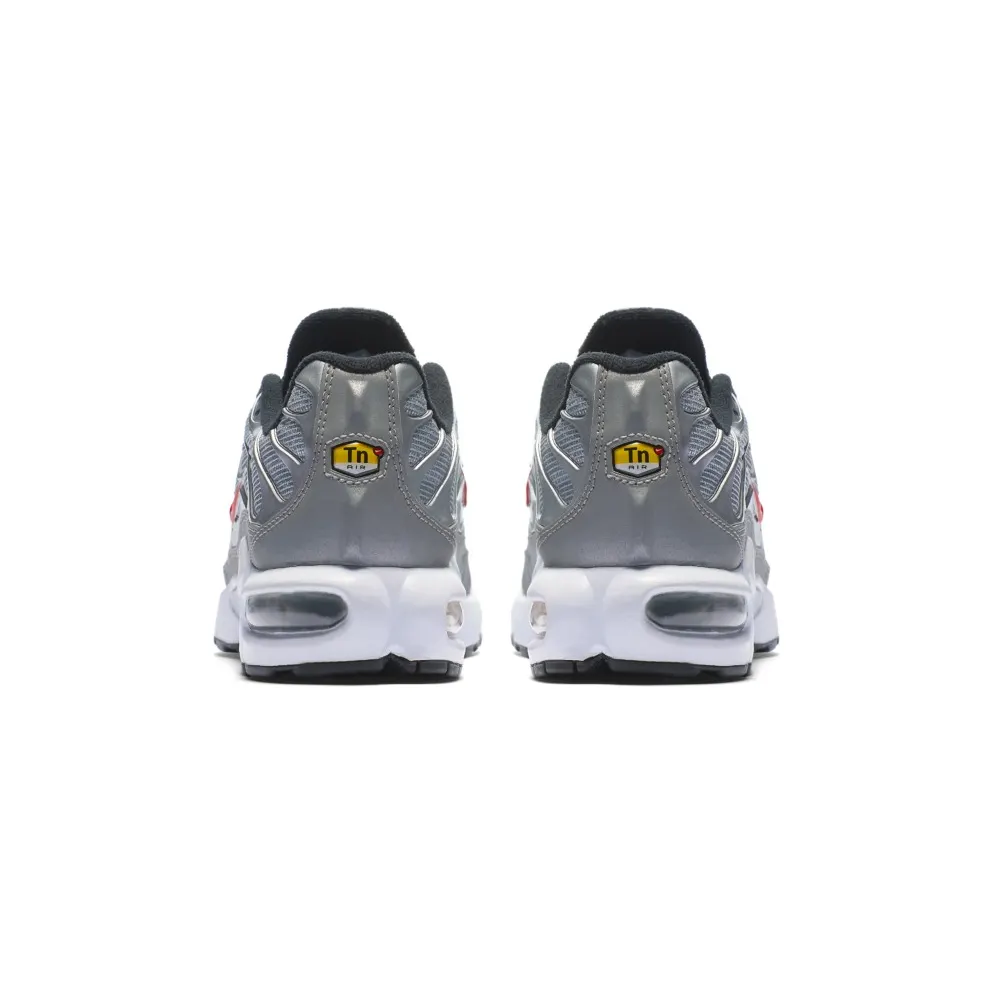 Nike Air Max Plus Silver Bullet (GS) Metallic Silver/University Red-Black-White (921073-001)