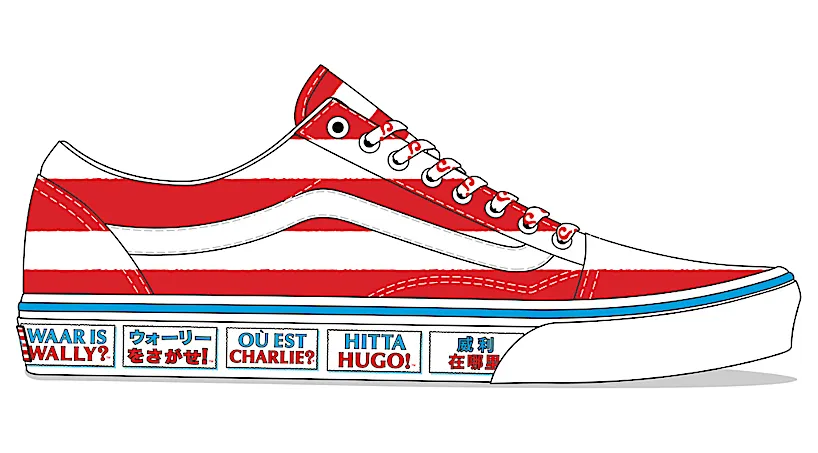 Vans Old Skool Wheres Waldo International Stripes (VN0A3WKT3UV)