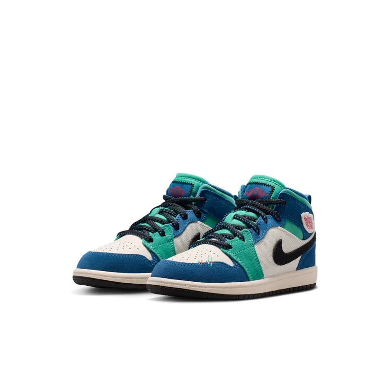 Air Jordan 1 Chalk/True Blue/Kinetic Green/University Red (IO2056-100)