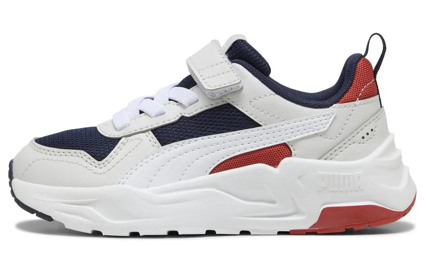 Puma Trinity 2 LT “Puma Navy / Puma White / Feather Gray / Red Fire” (403704_03)