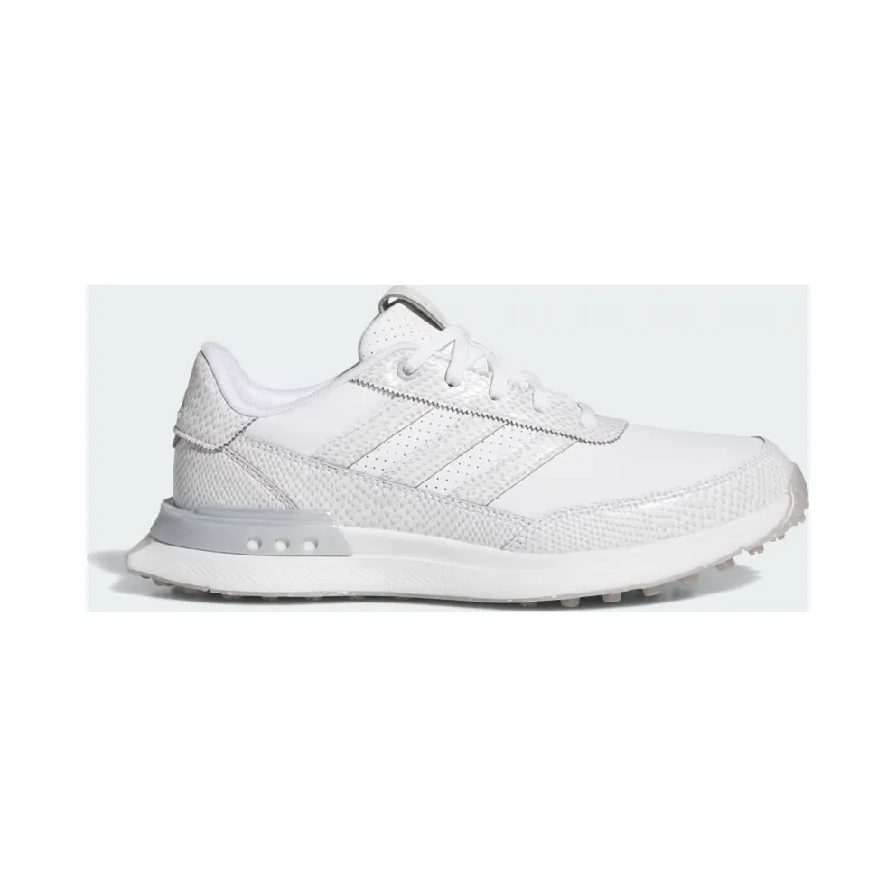 adidas S2G 24 Leather Spikeless Golf Cloud White Silver Metallic (JI4037)