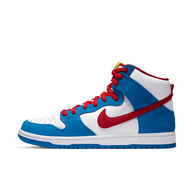 Nike SB Dunk High Doraemon Light Photo Blue/Light Photo Blue-Speed Yellow-University Red (CI2692-400)