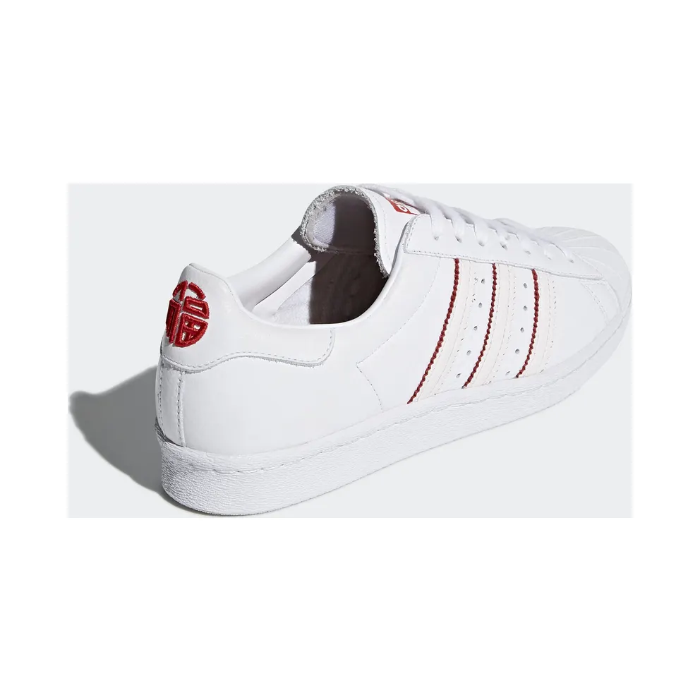 adidas Superstar 80s Chinese New Year (2018) Running White/Running White/Scarlet (DB2569)