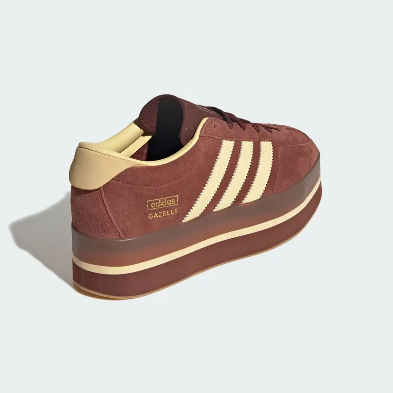 Adidas Gazelle Stack Fox Brown / Orange Tint / Gum (JS3928)