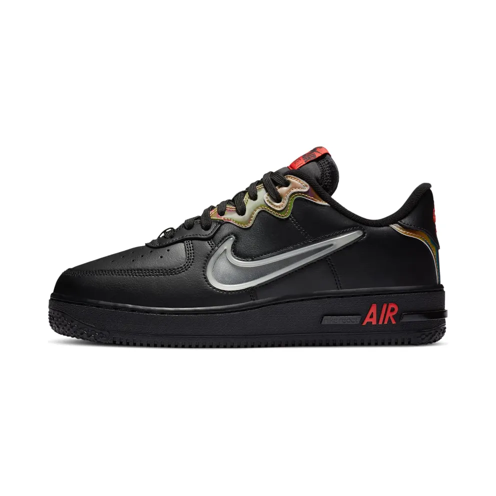 Nike Air Force 1 React Black Glow Habanero Red (CN9838-001)