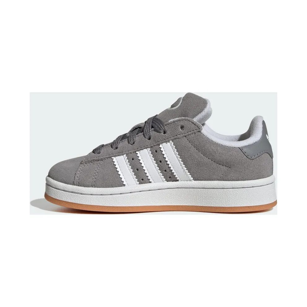 adidas Campus 00s Elastic Lace Kids Grey Three / Cloud White / Gum (JI4330)