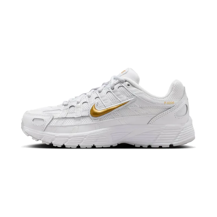 Nike P-6000 GS “White / Pure Platinum / Metallic Gold” (HV5064-102)