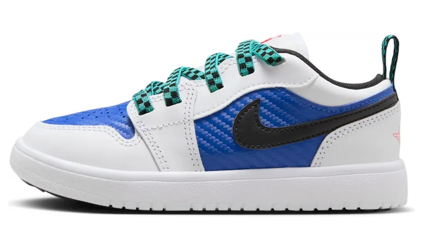 Jordan 1 Low ALT SE PS “White Hyper Royal Hyper Jade Black” (FQ8708-100)