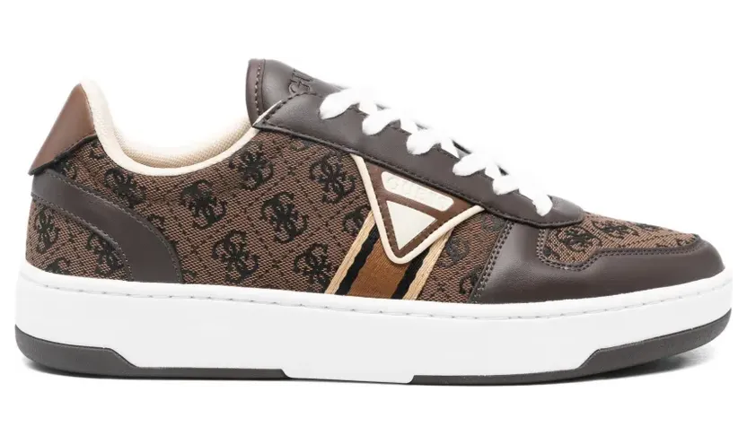 GUESS USA Sneakers mit Monogramm – Braun (FMPVINFAL12)
