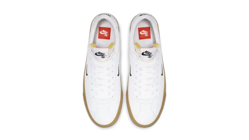 Nike SB Zoom Bruin Orange Label White Gum White/Black-White-Gum Light Brown (CD6750-100)